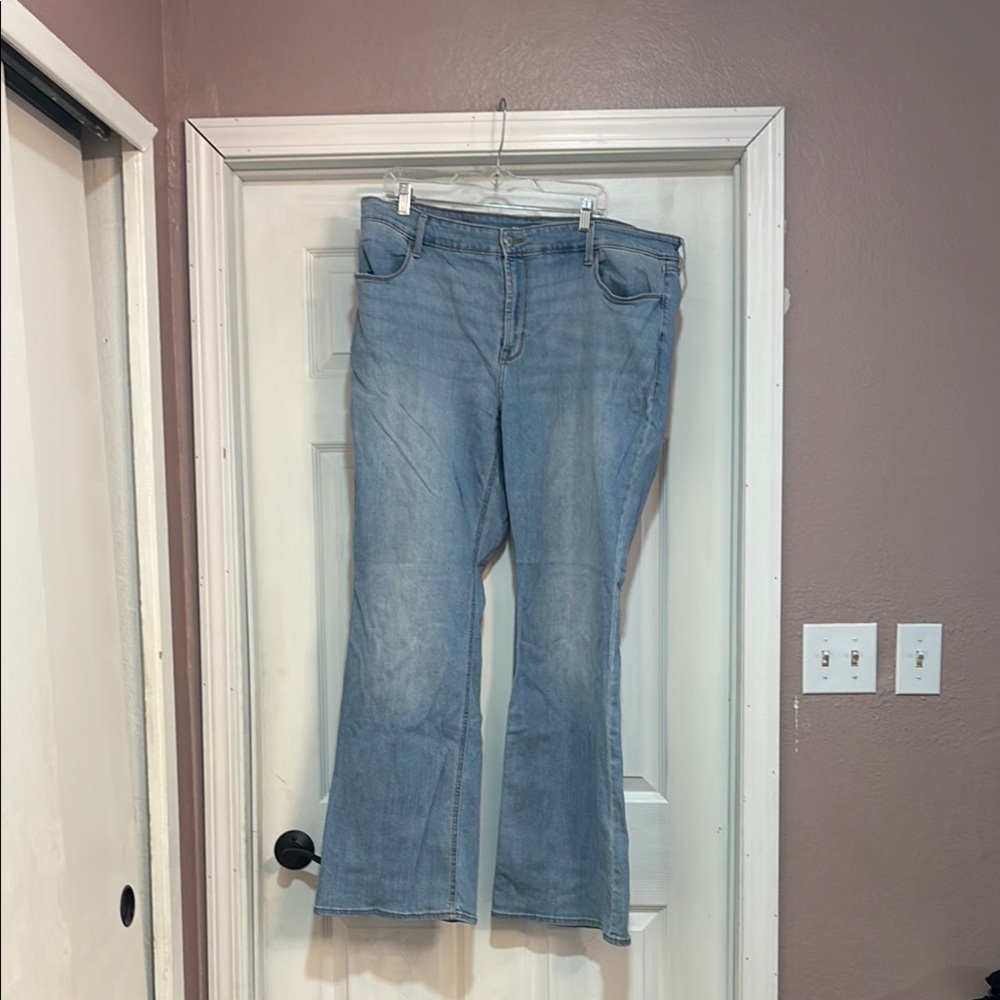 Old Navy high-rise flare Classic Blue Women's Jeans